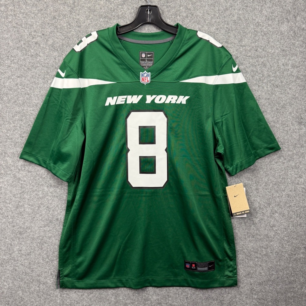 Nike Aaron Rodgers‎ New York Jets NFL Game Jersey Green Mens Large